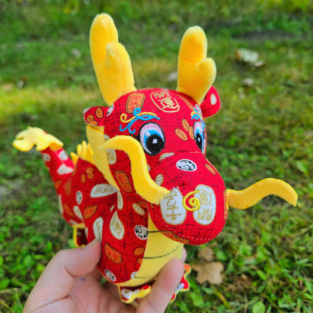 Patterned Red Dragon