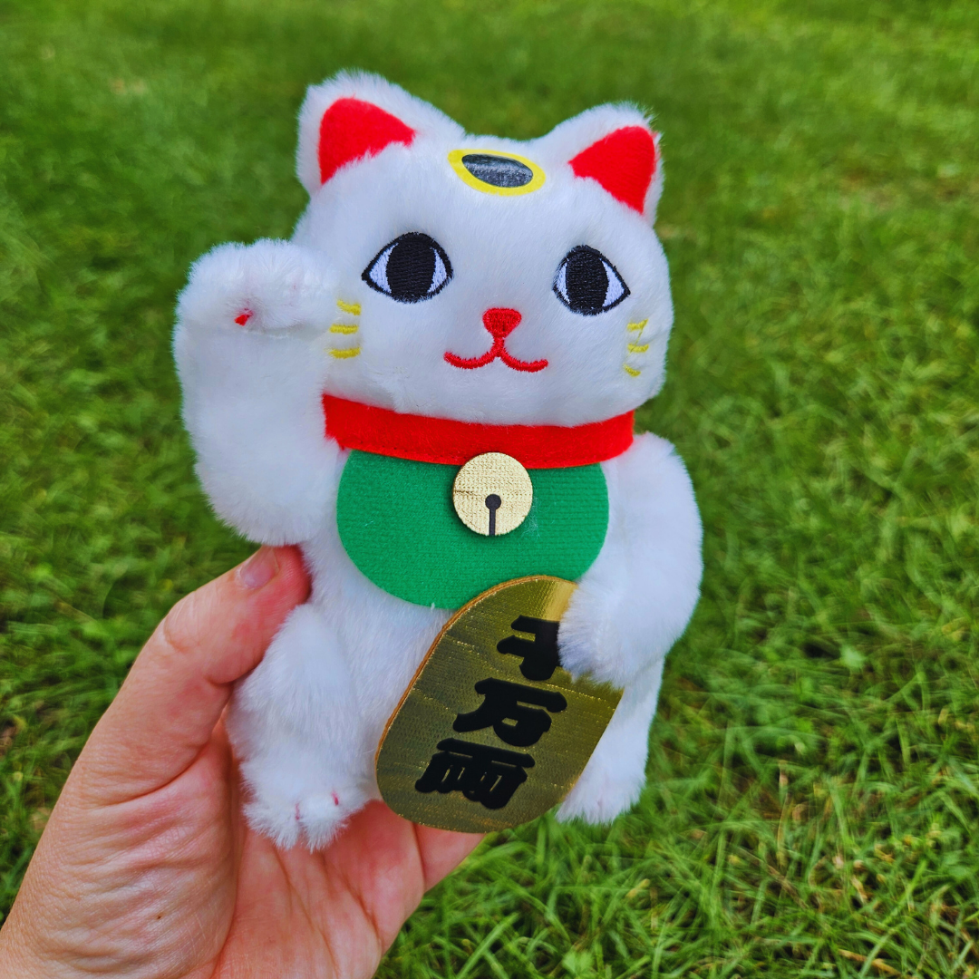 Waving Cat Stuffed Animal