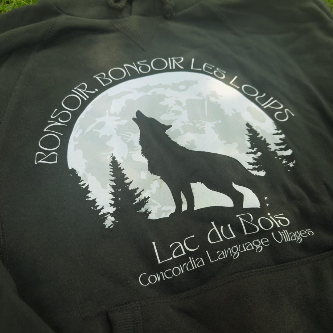 Bonsoir Les Loups Hooded Sweatshirt