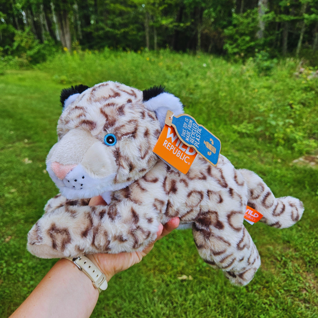 Snow Leopard Stuffed Animal (Large)