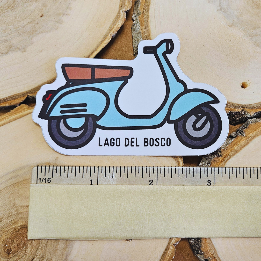 Lago del Bosco Vespa Sticker