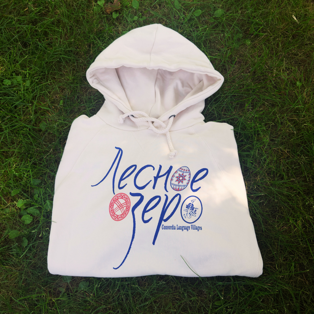 Lesnoe Ozero Folk Art Hooded Sweatshirt