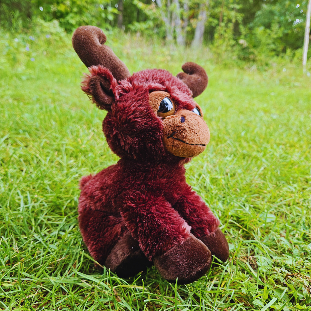 Large Eyes Moose Plush