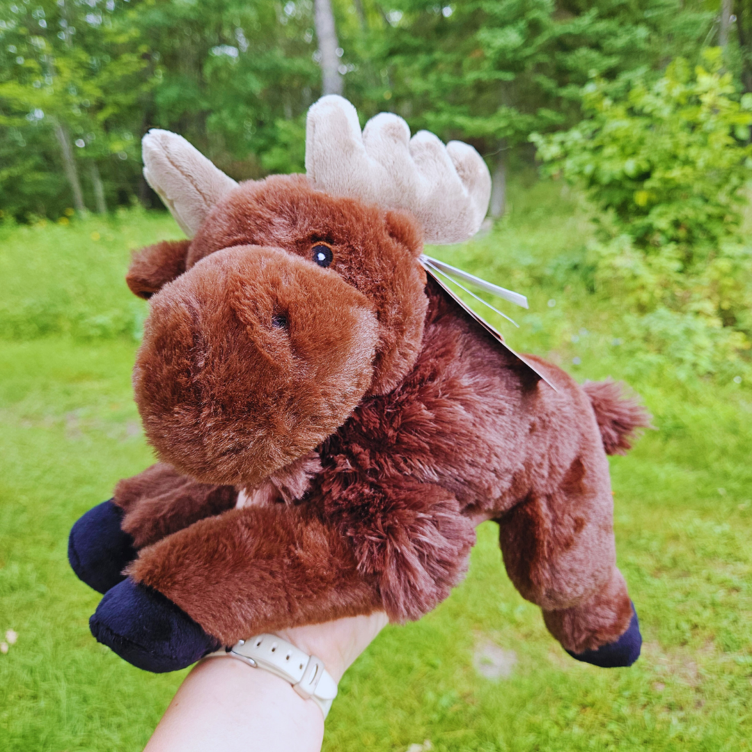 Laying Moose Plush