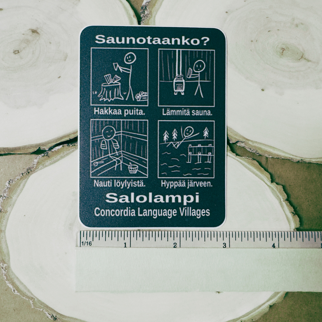 How to Sauna Sticker