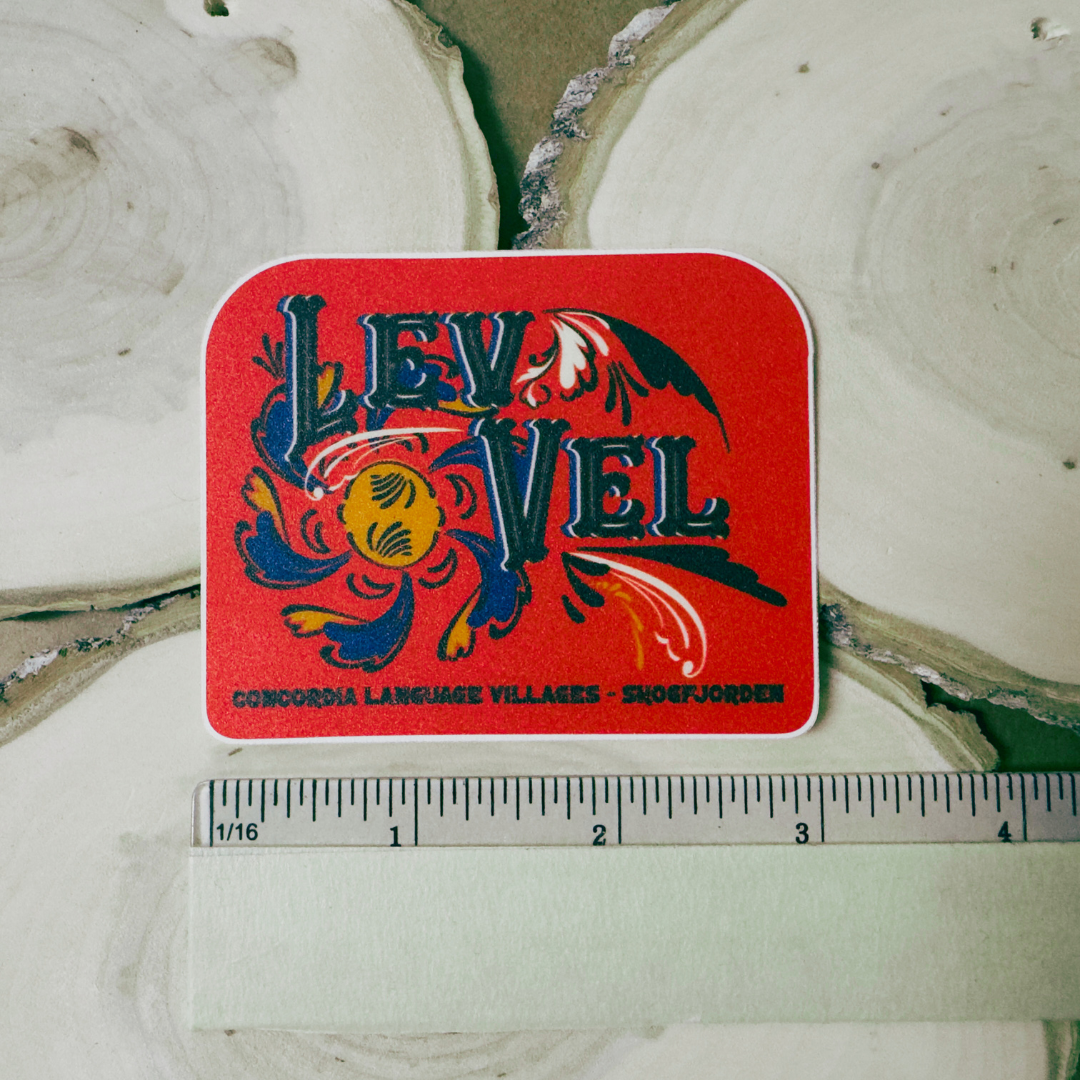 Lev Vel Sticker