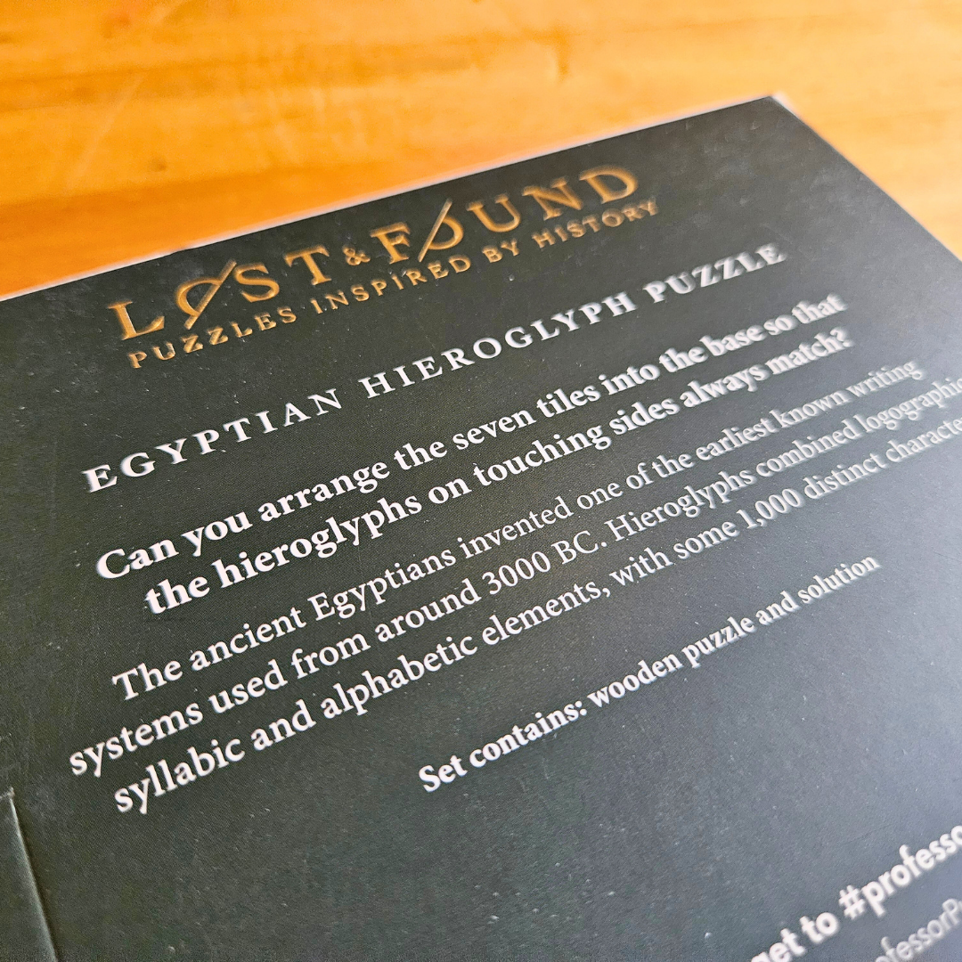 Egyptian Hieroglyph Puzzle