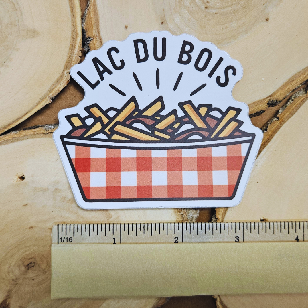Lac du Bois Poutine Sticker