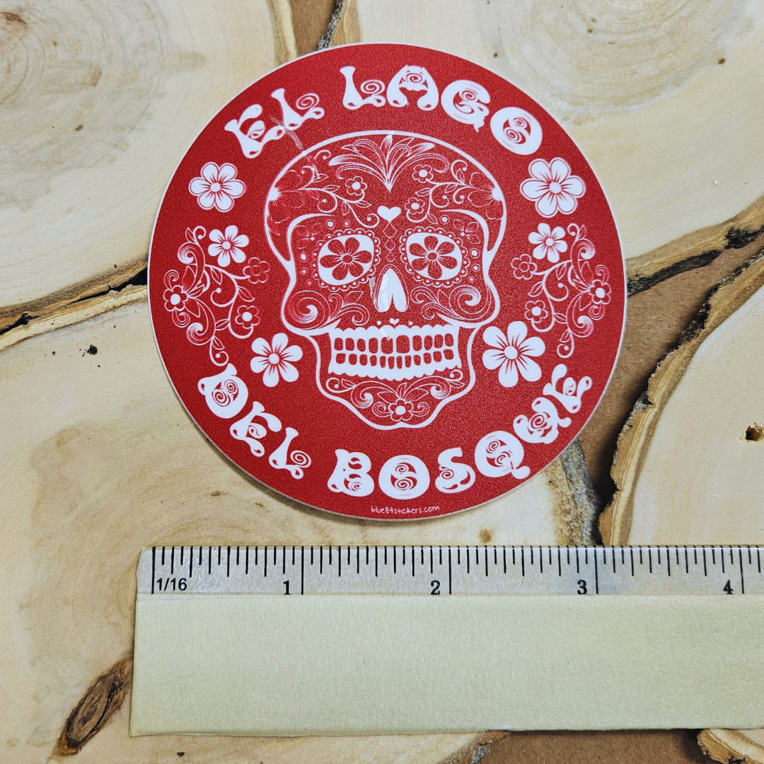 Red Skull Sticker