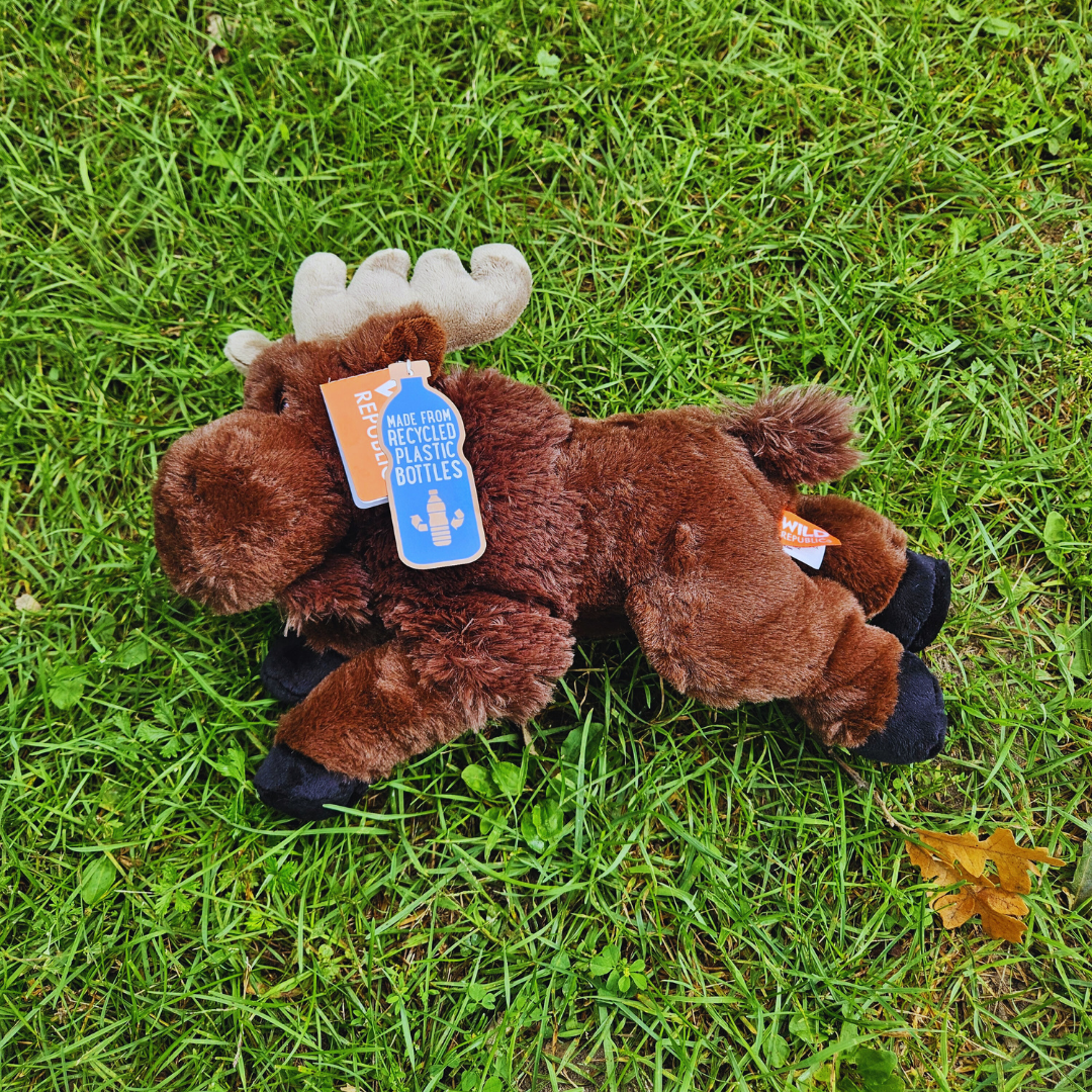 Laying Moose Plush