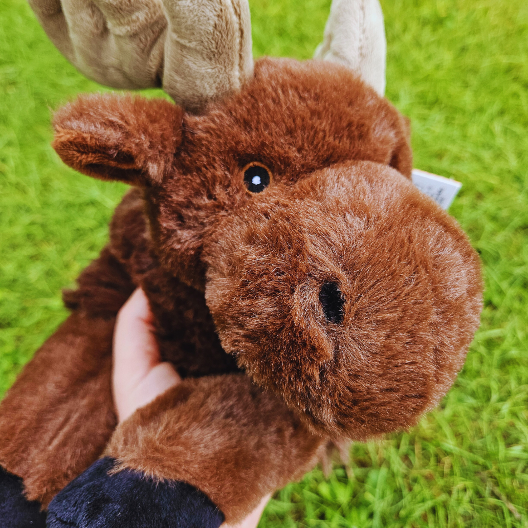 Laying Moose Plush