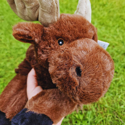 Laying Moose Plush