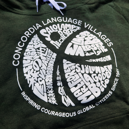 CLV Logo Word Art Hooded Sweatshirt