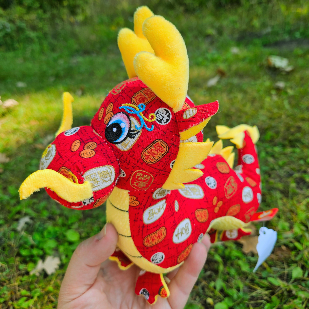 Patterned Red Dragon