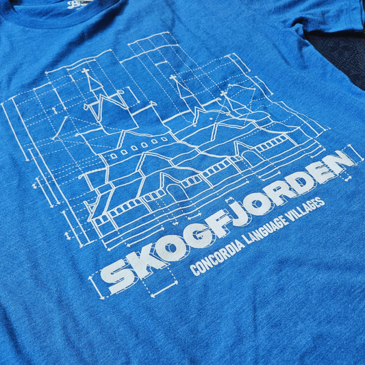 Stavkirke Blueprint T-Shirt