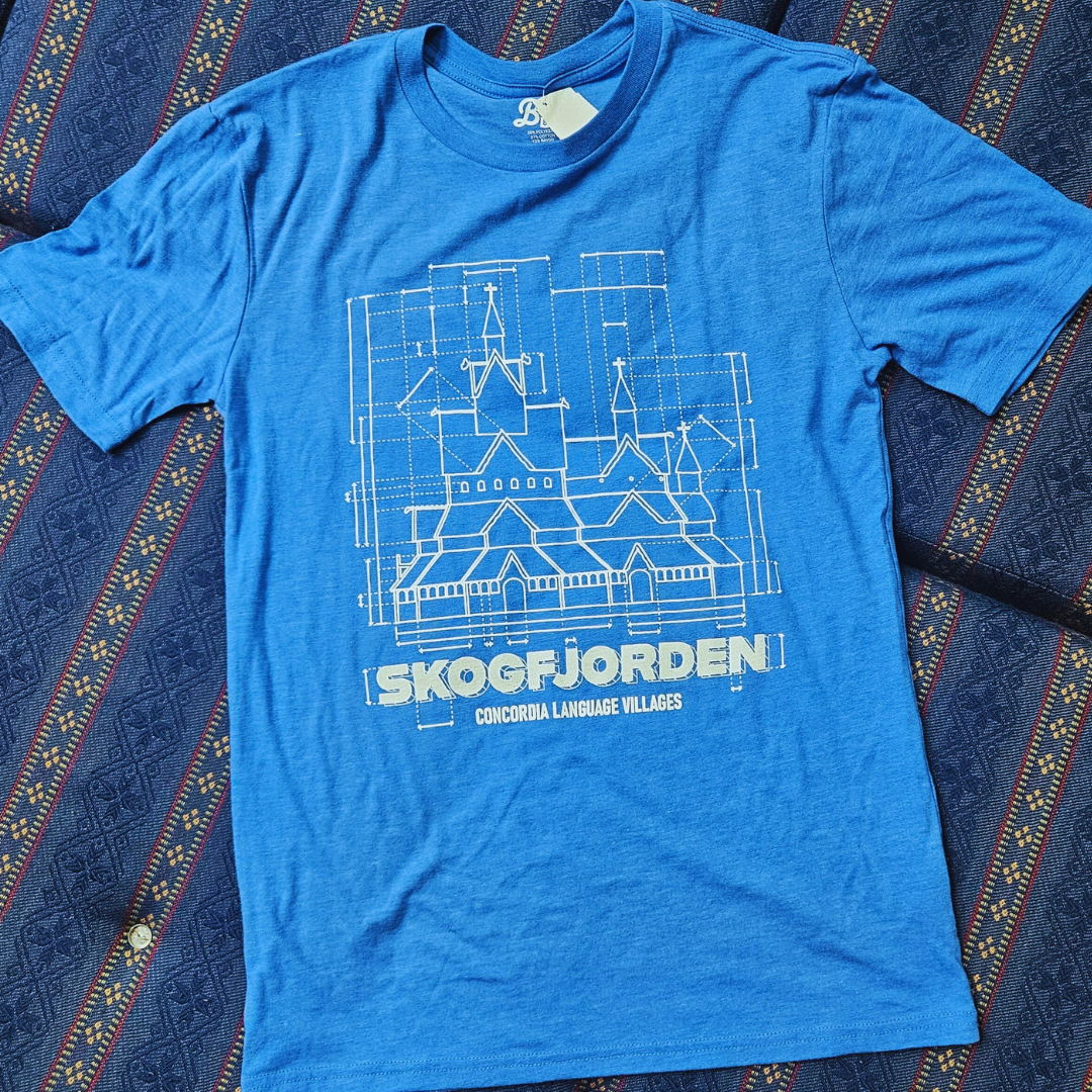 Stavkirke Blueprint T-Shirt