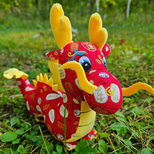 Patterned Red Dragon