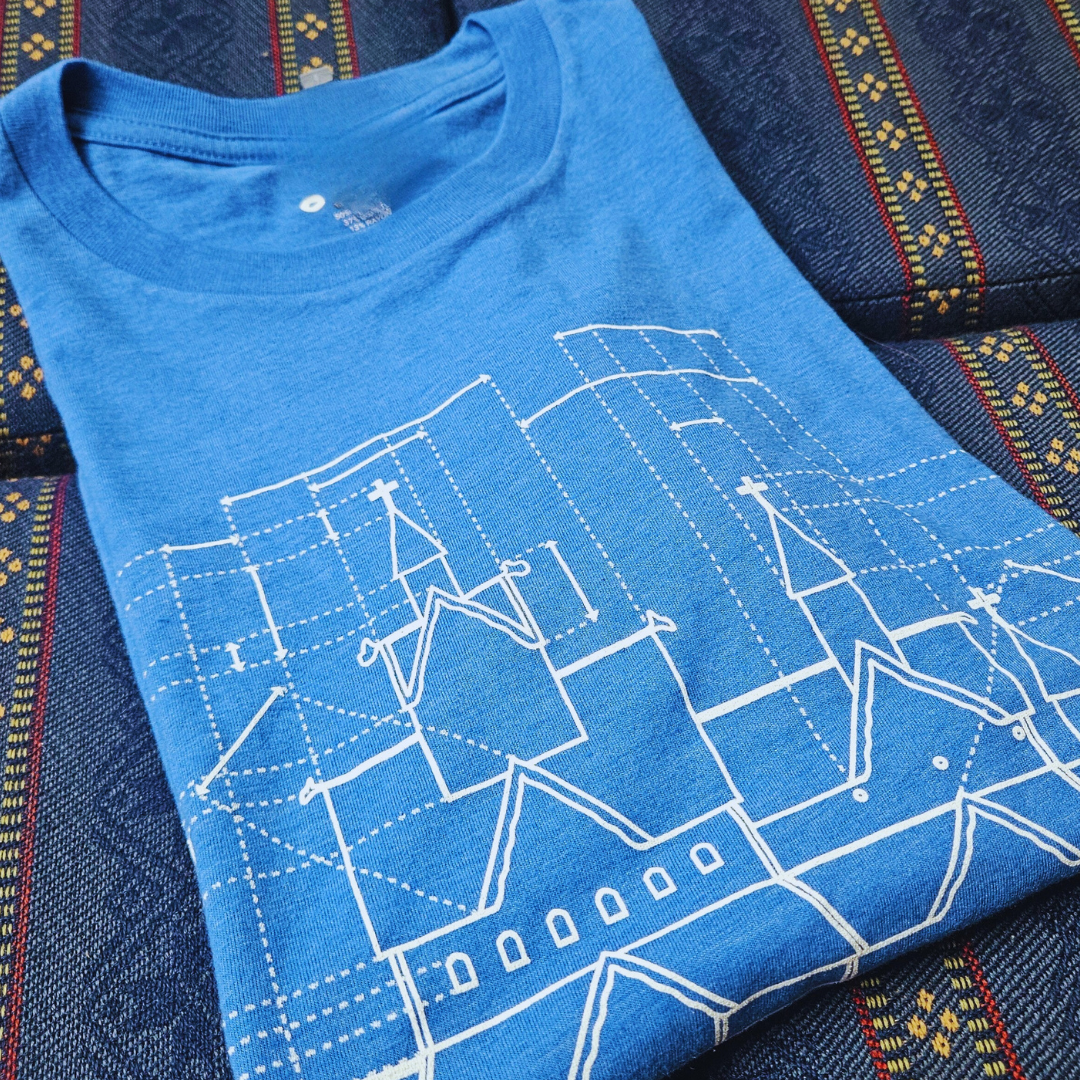 Stavkirke Blueprint T-Shirt
