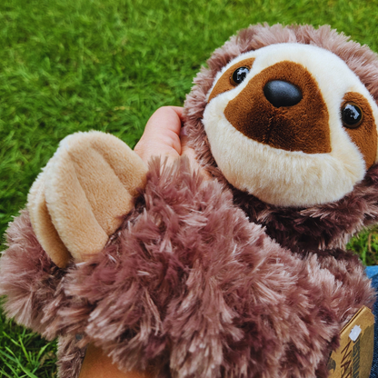 Large Velcro-Hands Sloth Stuffed Animal