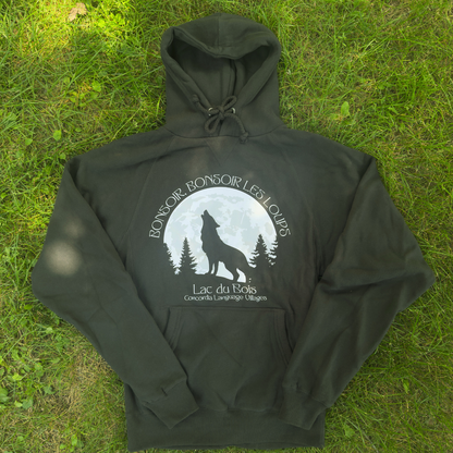 Bonsoir Les Loups Hooded Sweatshirt