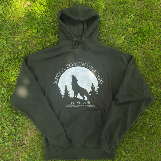 Bonsoir Les Loups Hooded Sweatshirt