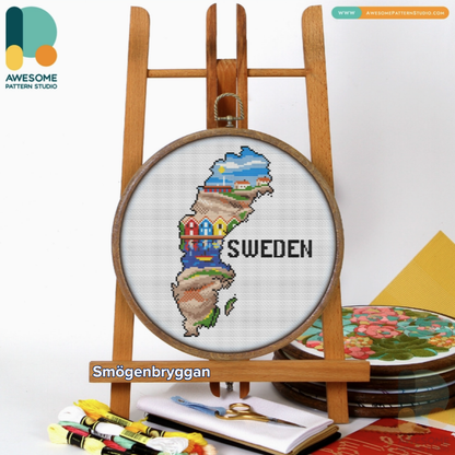 Sweden Cross-Stitch Collection