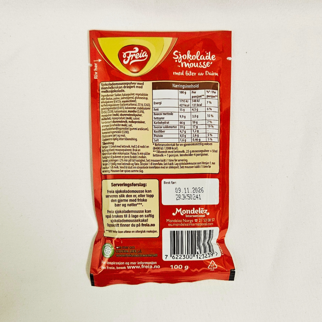 Freia Sauce and Dessert Mixes