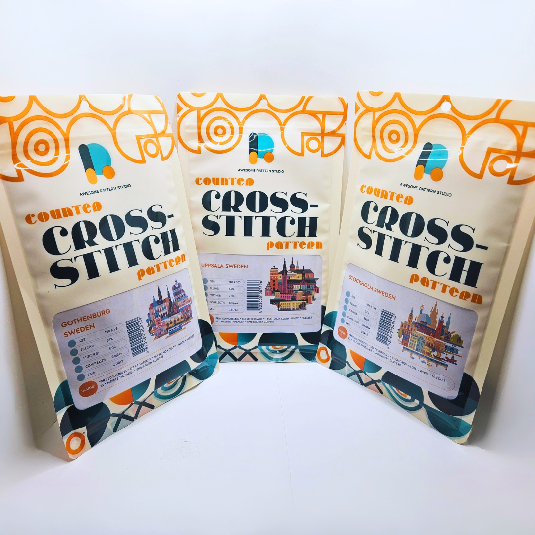 Sweden Cross-Stitch Collection