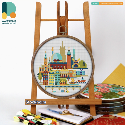 Sweden Cross-Stitch Collection