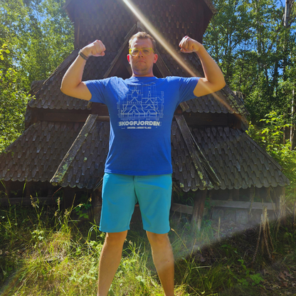 Stavkirke Blueprint T-Shirt