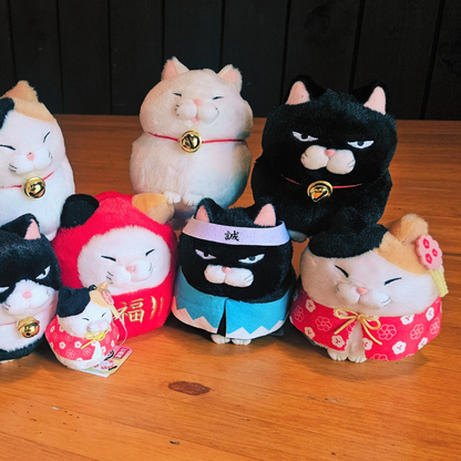 Plush Round Cats