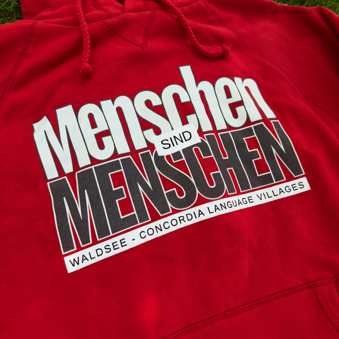Menschen sind Menschen Hooded Sweatshirt