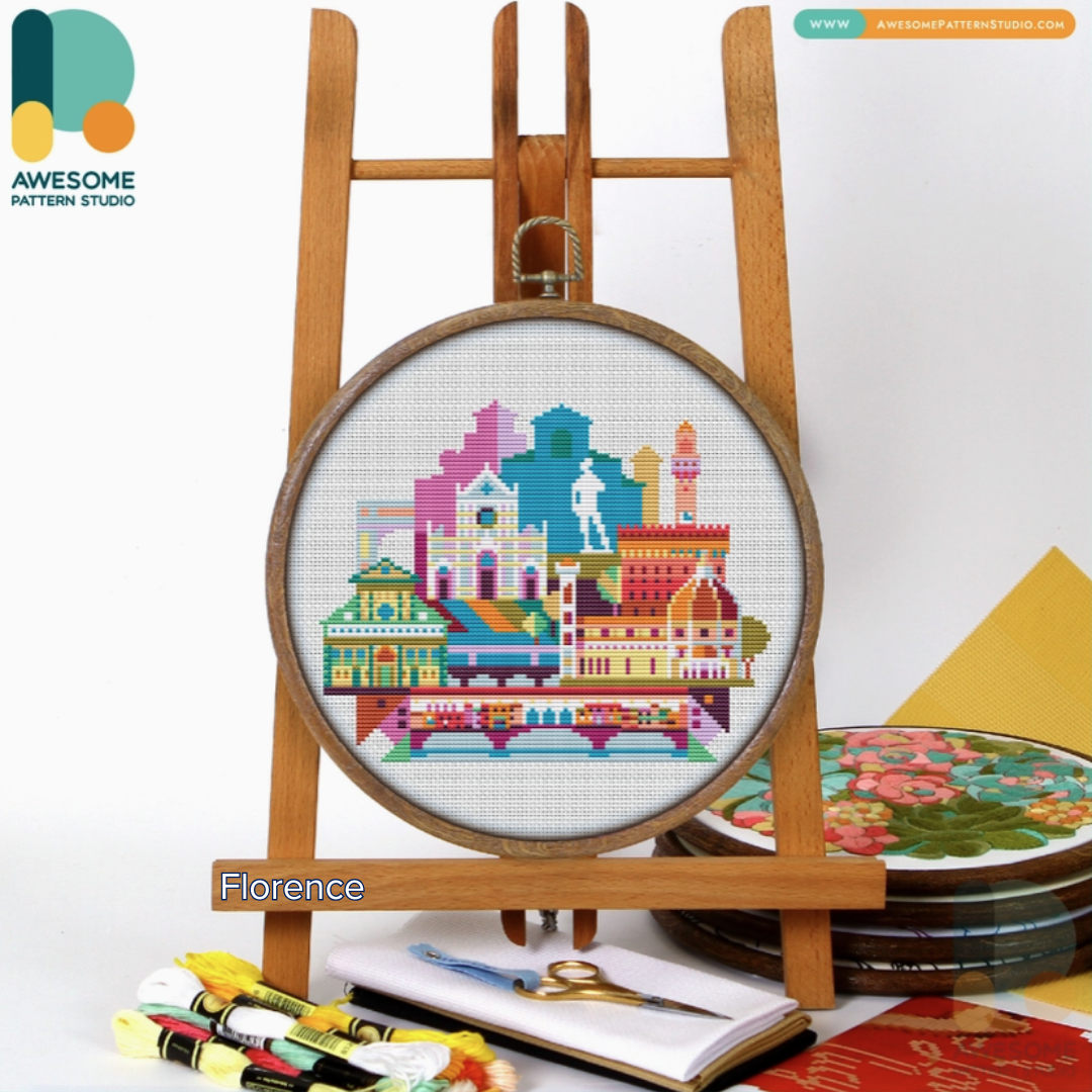 Italy Cross-Stitch Collection