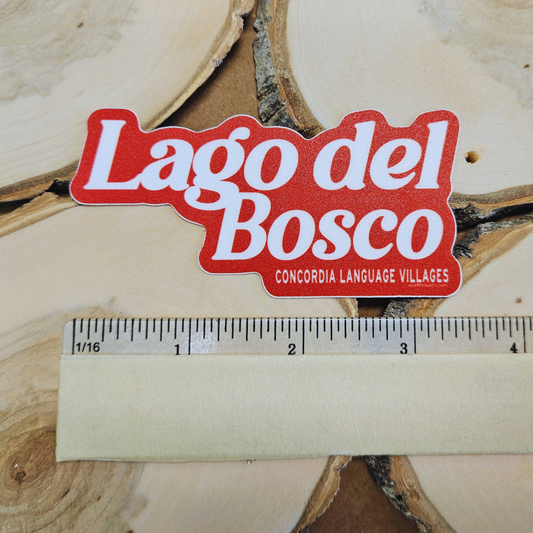 Stylized Lago del Bosco Sticker