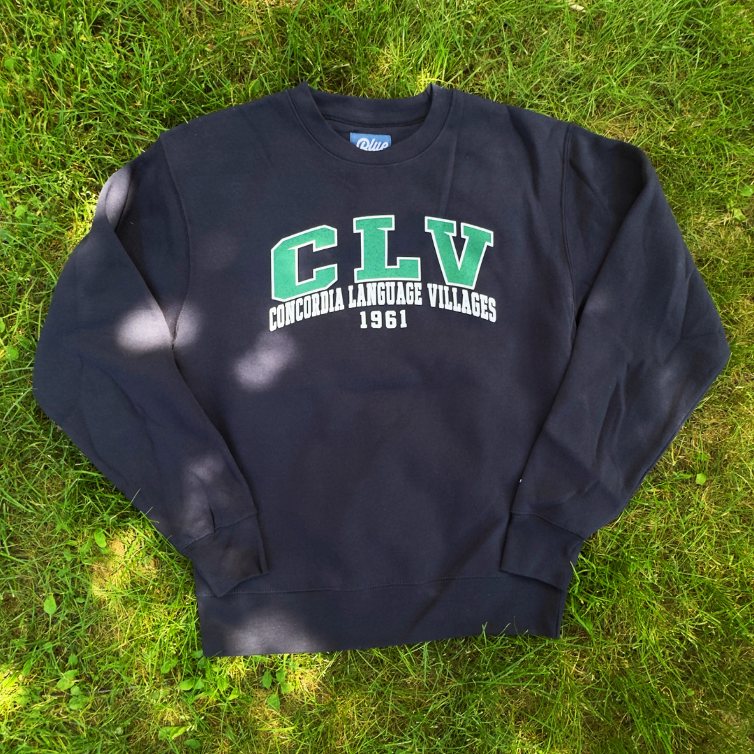 NEW! 2026 CLV Collegiate Crew Neck Sweatshirt