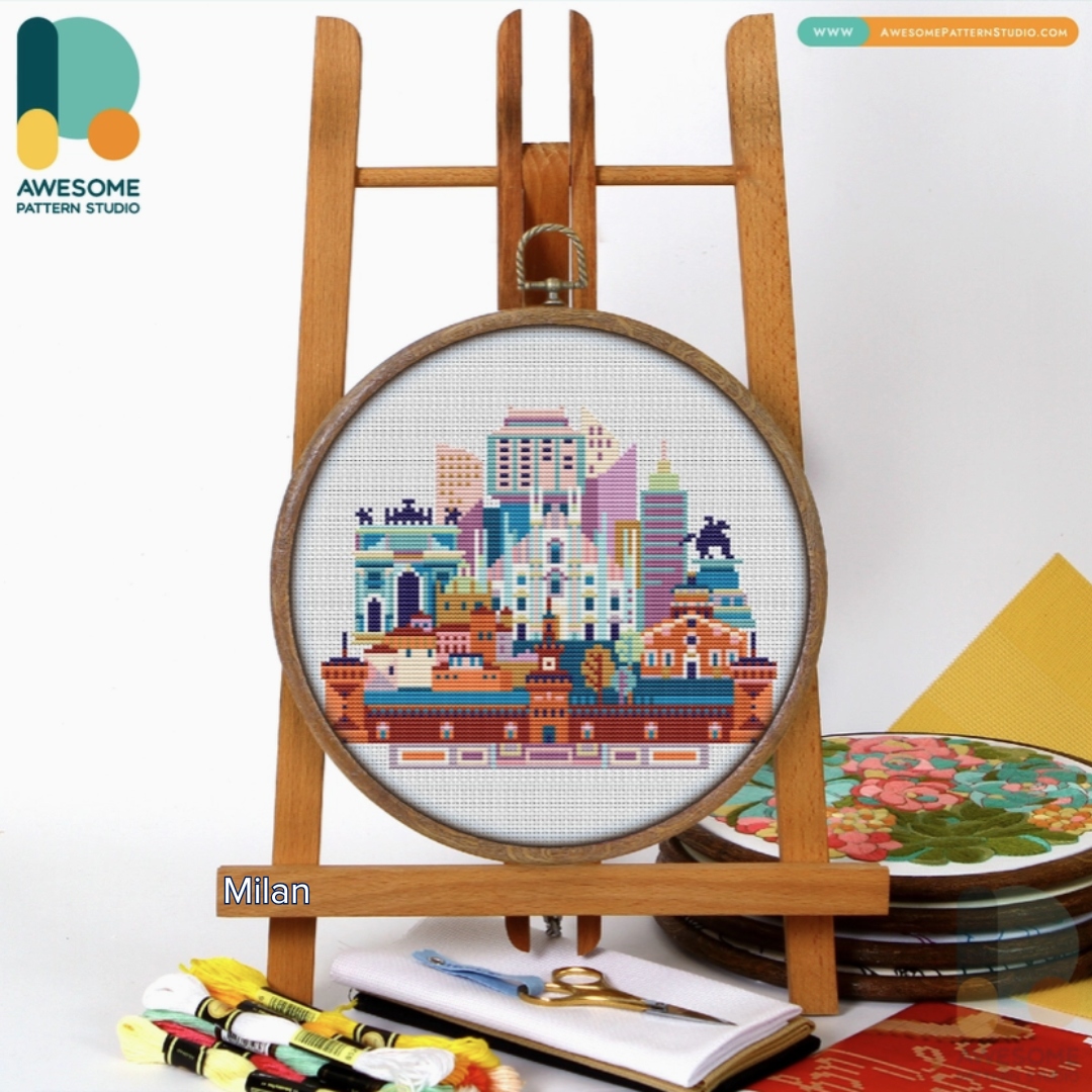 Italy Cross-Stitch Collection