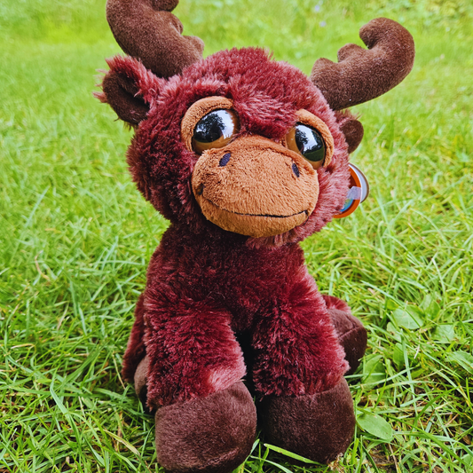 Large Eyes Moose Plush