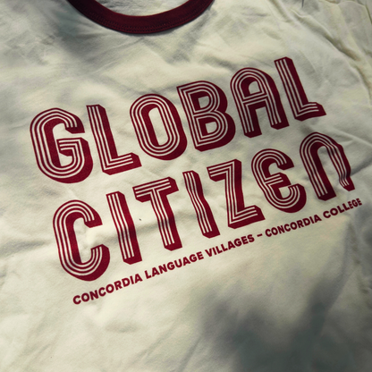 Global Citizen T-shirt : Maroon