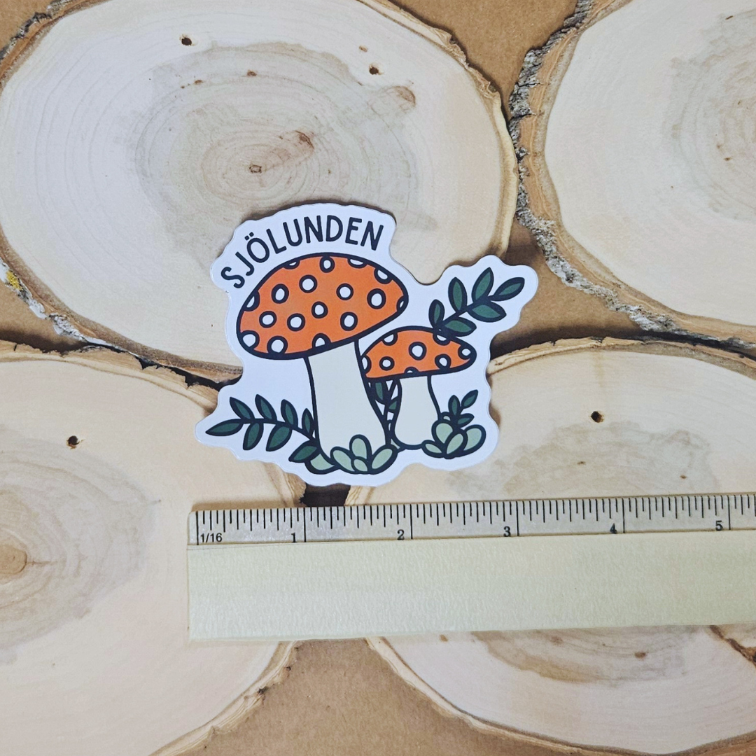 Sjölunden Mushroom Sticker