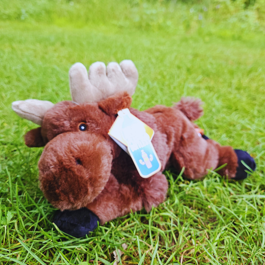 Laying Moose Plush