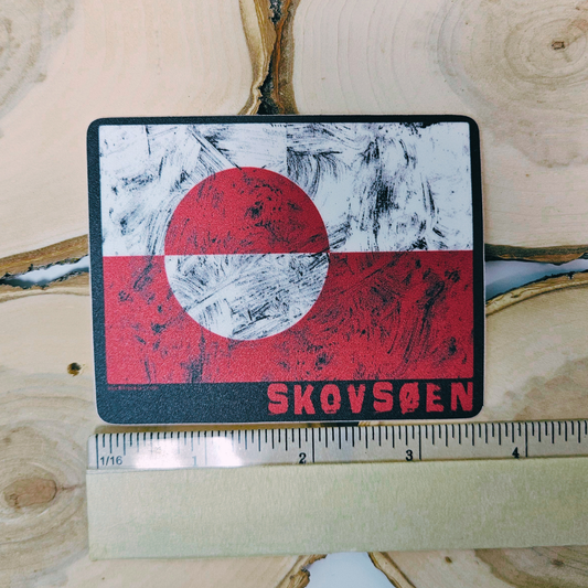 Skovsøen Greenland Flag Sticker