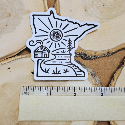 Minnesota Cabin Sticker
