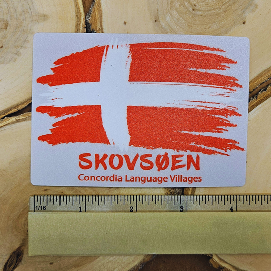 Danish Flag Sticker