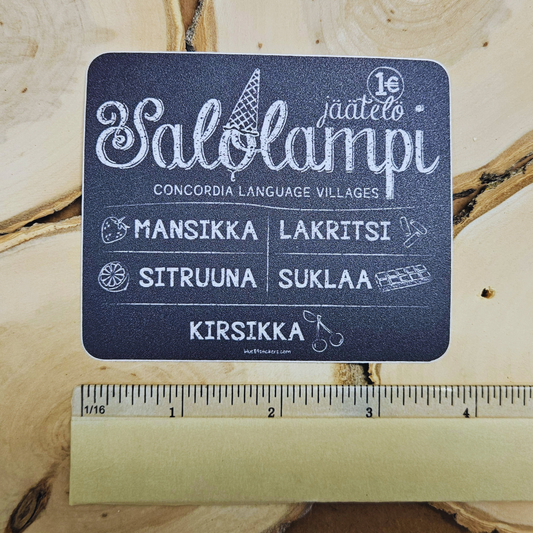 Salolampi Ice Cream Sticker