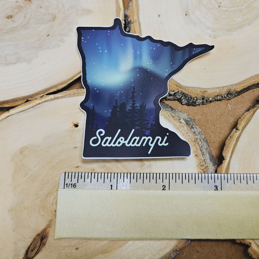Finnish Northern Lights Sticker