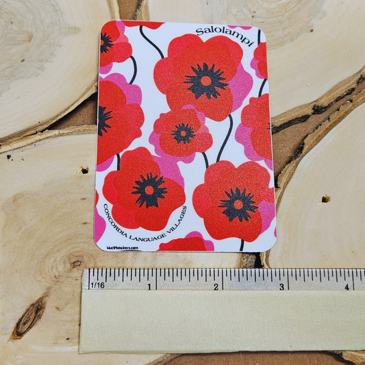 Salolampi Poppies Sticker