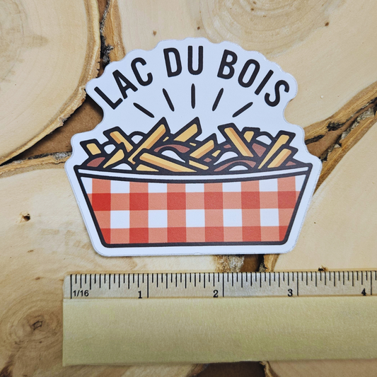 Lac du Bois Poutine Sticker