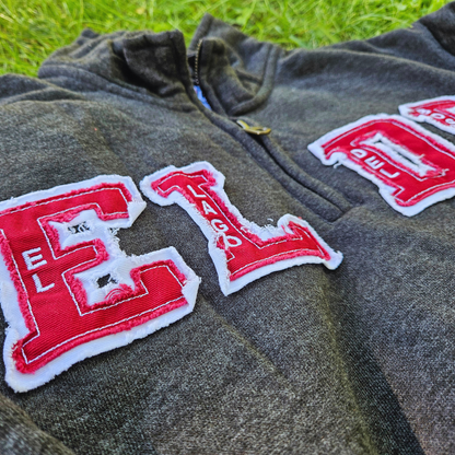 ELdB Letters 1/4 Zip Sweatshirt