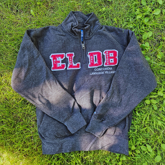 ELdB Letters 1/4 Zip Sweatshirt