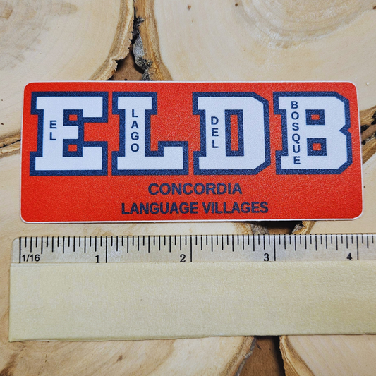 ELDB Letters Sticker